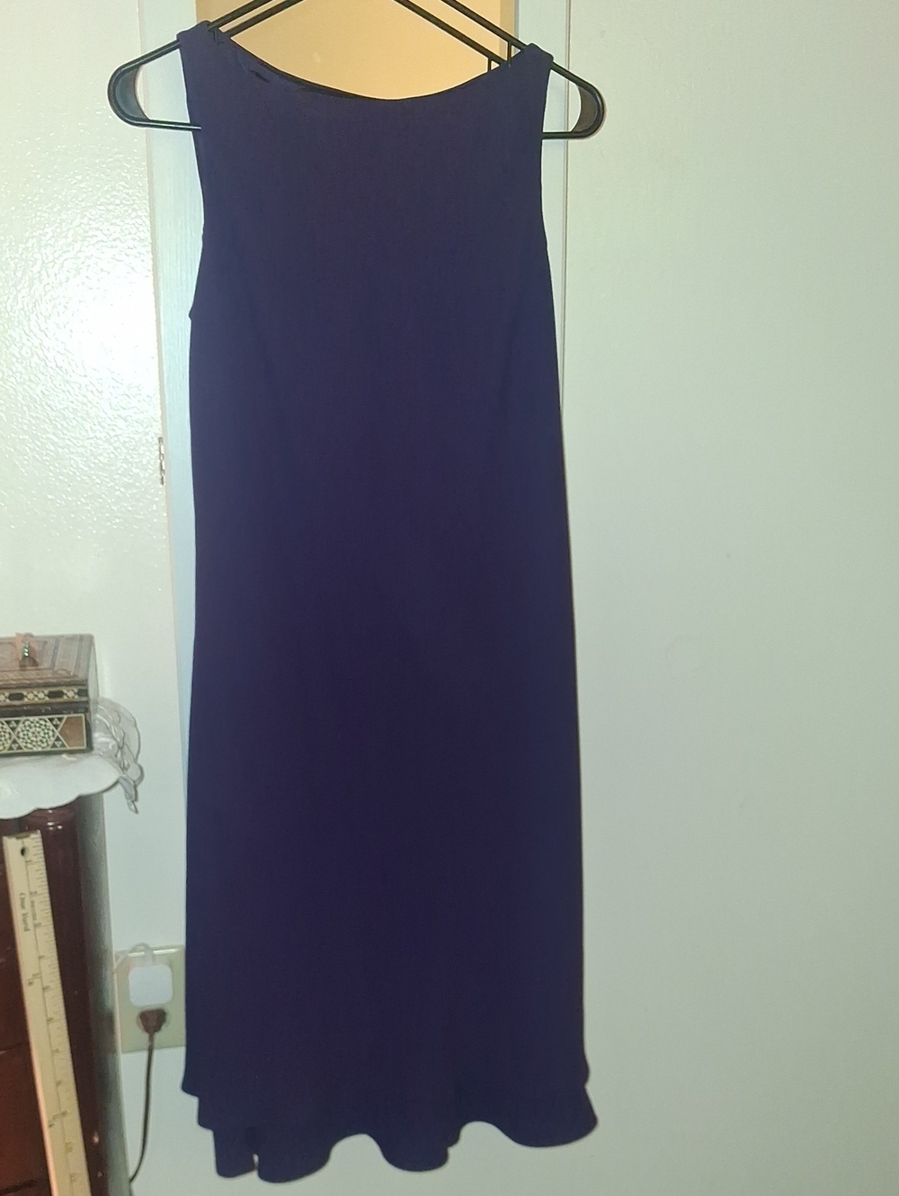 Jones New York Navy Sleeveless Maxi Dress